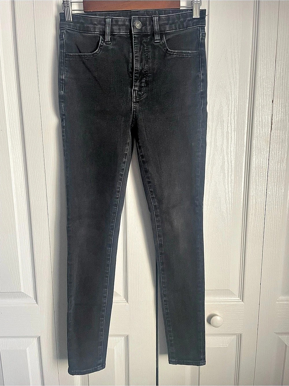 American Eagle The Dream Jean Jeggings, Super Hi-Rise, Black,  Size 2